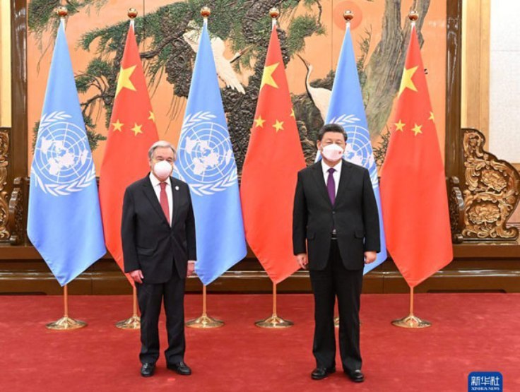 习近平会见联合国秘书长古特雷斯